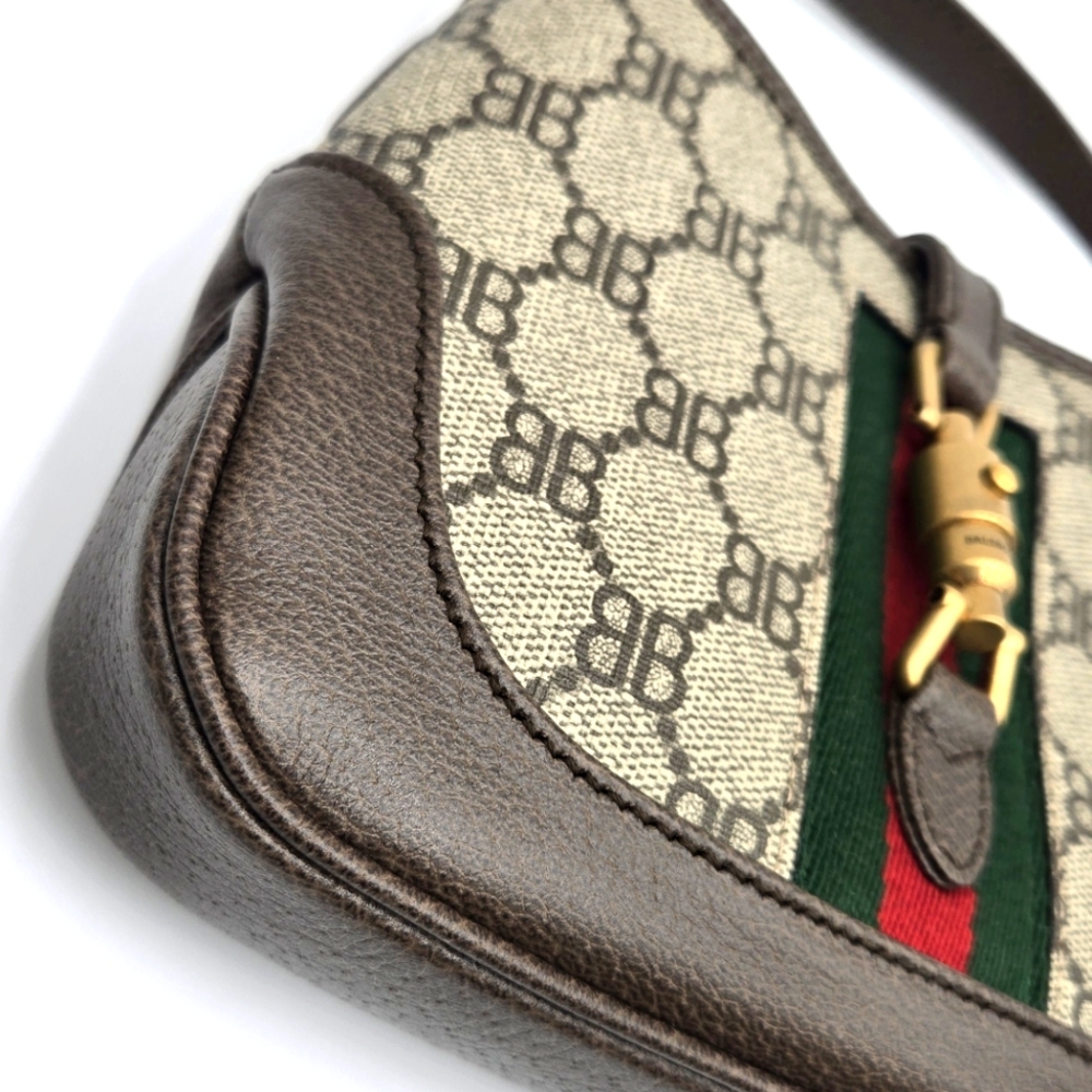 Gucci Balenciaga Collab Jackie 1961 Mini Shoulder Bag with Adjustable Strap NWOT - Picture 8 of 15